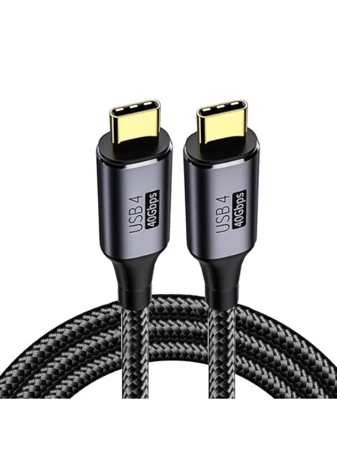 كابل USB4 فائق السرعة – نقل بيانات بسرعة 40 جيجابايت وشحن جبار بقدرة 100 واط - Image 3
